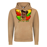 Vintage Camel juneteenth butterfly black girl Vintage Hoodie - HRA Design Shop