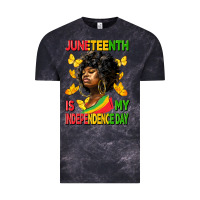 Cloud Black juneteenth is my independence day Vintage Tee - HRA Design Shop