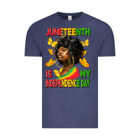 Vintage Denim juneteenth is my independence day Vintage Tee - HRA Design Shop