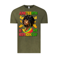 Vintage Olive juneteenth is my independence day Vintage Tee - HRA Design Shop