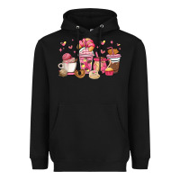 Black mexican pan dulce coffee cups Heavyweight Hoodie - MaliasSmallBusiness