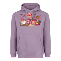 Lavender mexican pan dulce coffee cups Heavyweight Hoodie - MaliasSmallBusiness