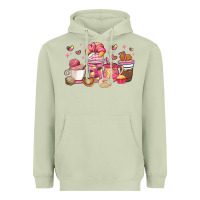 Matcha mexican pan dulce coffee cups Heavyweight Hoodie - MaliasSmallBusiness