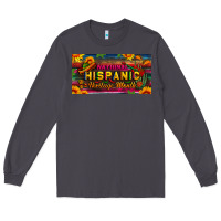 Smoke national hispanic heritage month license plate Long Sleeve Tee - BundleAndBundleShop