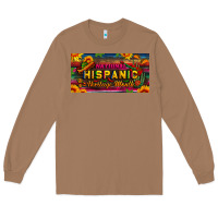 Toasted Coconut national hispanic heritage month license plate Long Sleeve Tee - BundleAndBundleShop