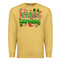 Antique Gold Peppermint Everything Premium Sweatshirt - MaliasSmallBusiness