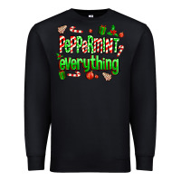 Black Peppermint Everything Premium Sweatshirt - MaliasSmallBusiness