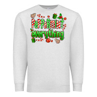 Oatmeal Heather Peppermint Everything Premium Sweatshirt - MaliasSmallBusiness