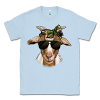 Dusty Blue camouflage bandana goat Classic Tee - Jasminsmagicworld