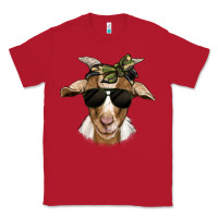 Red camouflage bandana goat Classic Tee - Jasminsmagicworld