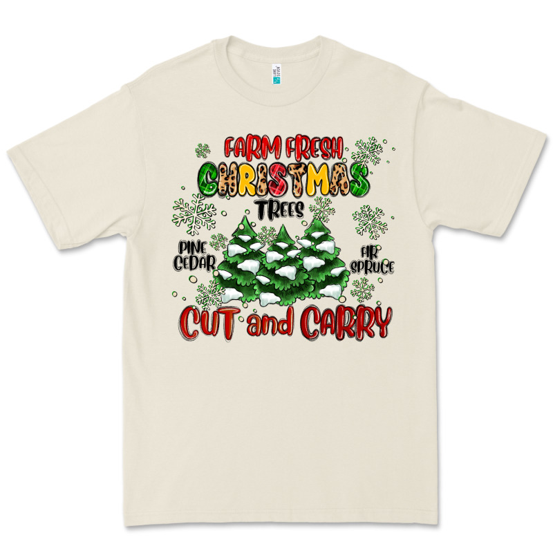 Farm Fresh Christmas Trees Premium Tee by MaliasSmallBusiness | Teevron