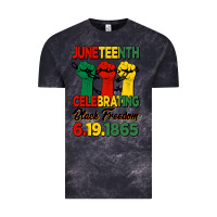 Cloud Black juneteenth celebrating black freedom Vintage Tee - HRA Design Shop