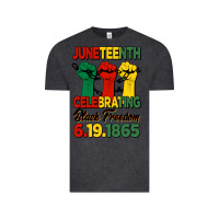 Vintage Black juneteenth celebrating black freedom Vintage Tee - HRA Design Shop