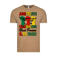 Vintage Coffee juneteenth celebrating black freedom Vintage Tee - HRA Design Shop