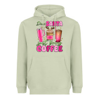 Matcha dear santa just bring coffee Heavyweight Hoodie - MaliasSmallBusiness