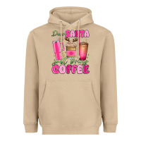 Mushroom dear santa just bring coffee Heavyweight Hoodie - MaliasSmallBusiness