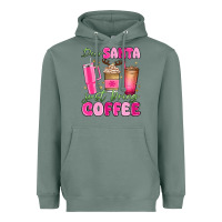 Sage dear santa just bring coffee Heavyweight Hoodie - MaliasSmallBusiness