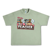 Oil Green blessed teacher Urban Heavy Tee - AdoDesignShop