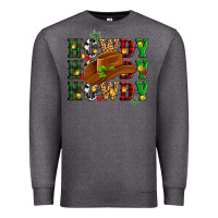 Charcoal Heather Howdy Howdy Howdy christmas Premium Sweatshirt - MaliasSmallBusiness