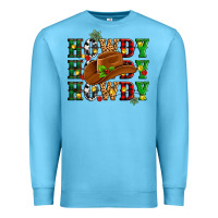 Ocean Blue Howdy Howdy Howdy christmas Premium Sweatshirt - MaliasSmallBusiness