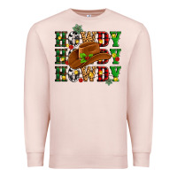 Pale Pink Howdy Howdy Howdy christmas Premium Sweatshirt - MaliasSmallBusiness