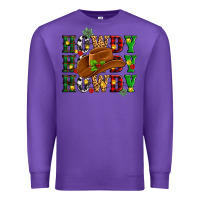 Purple Howdy Howdy Howdy christmas Premium Sweatshirt - MaliasSmallBusiness