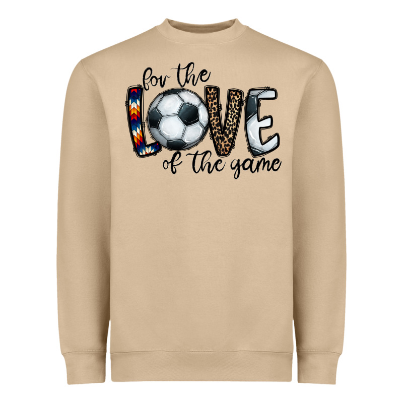 For The Love Of The Game Socer Heavyweight Sweatshirt by CowhideDigitalArt | Teevron