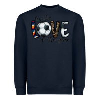 Navy for the love of the game socer Heavyweight Sweatshirt - CowhideDigitalArt