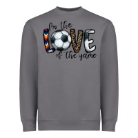 Storm for the love of the game socer Heavyweight Sweatshirt - CowhideDigitalArt