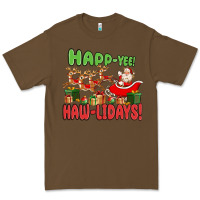 Cacao happ yee haw lidays Premium Tee - MaliasSmallBusiness