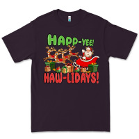 Plum happ yee haw lidays Premium Tee - MaliasSmallBusiness