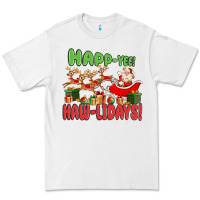 White happ yee haw lidays Premium Tee - MaliasSmallBusiness