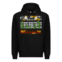 Black cowhide cacti sunflowers christmas mousepad Premium Hoodie - Jasminsmagicworld