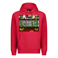Cardinal cowhide cacti sunflowers christmas mousepad Premium Hoodie - Jasminsmagicworld