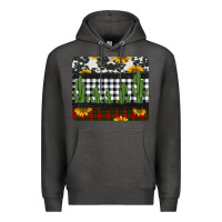 Charcoal Heather cowhide cacti sunflowers christmas mousepad Premium Hoodie - Jasminsmagicworld