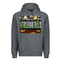 Rock cowhide cacti sunflowers christmas mousepad Premium Hoodie - Jasminsmagicworld