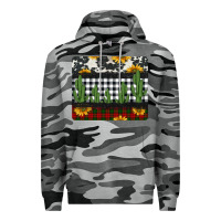 Slate Camo cowhide cacti sunflowers christmas mousepad Premium Hoodie - Jasminsmagicworld