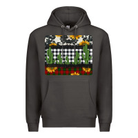 Smoke cowhide cacti sunflowers christmas mousepad Premium Hoodie - Jasminsmagicworld