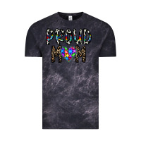 Cloud Black proud mom Vintage Tee - CowhideDigitalArt