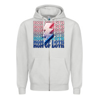 Dove Grey mom of both boy and girl Zipper Hoodie - MaliasSmallBusiness
