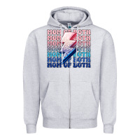 Heather Grey mom of both boy and girl Zipper Hoodie - MaliasSmallBusiness