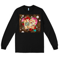 Black playing cards and pearls Long Sleeve Tee - AdoDesignShop