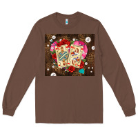 Chestnut playing cards and pearls Long Sleeve Tee - AdoDesignShop