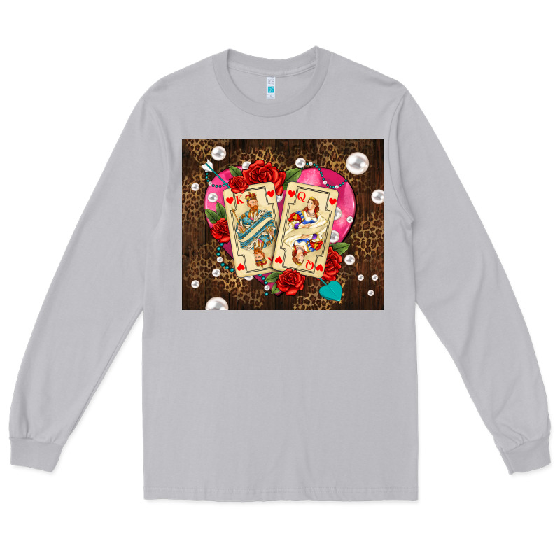 Playing Cards And Pearls Long Sleeve Tee by AdoDesignShop | Teevron