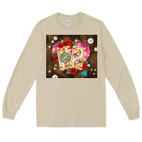 Mushroom playing cards and pearls Long Sleeve Tee - AdoDesignShop