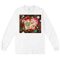 White playing cards and pearls Long Sleeve Tee - AdoDesignShop