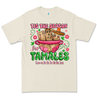 Bone tis the season for tamales tama la la la Premium Tee - MaliasSmallBusiness