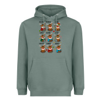 Sage christmas reindeers Heavyweight Hoodie - MaliasSmallBusiness