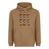 Toasted Coconut christmas reindeers Heavyweight Hoodie - MaliasSmallBusiness