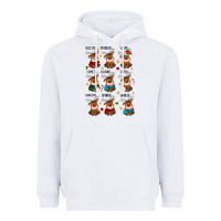 White christmas reindeers Heavyweight Hoodie - MaliasSmallBusiness